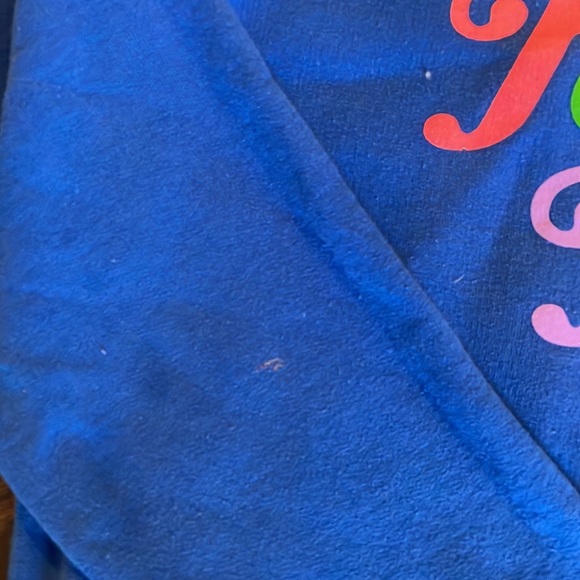 Addison Rae Pouty Face Blue Sweatshirt Girls Large L - Picture 2 of 4